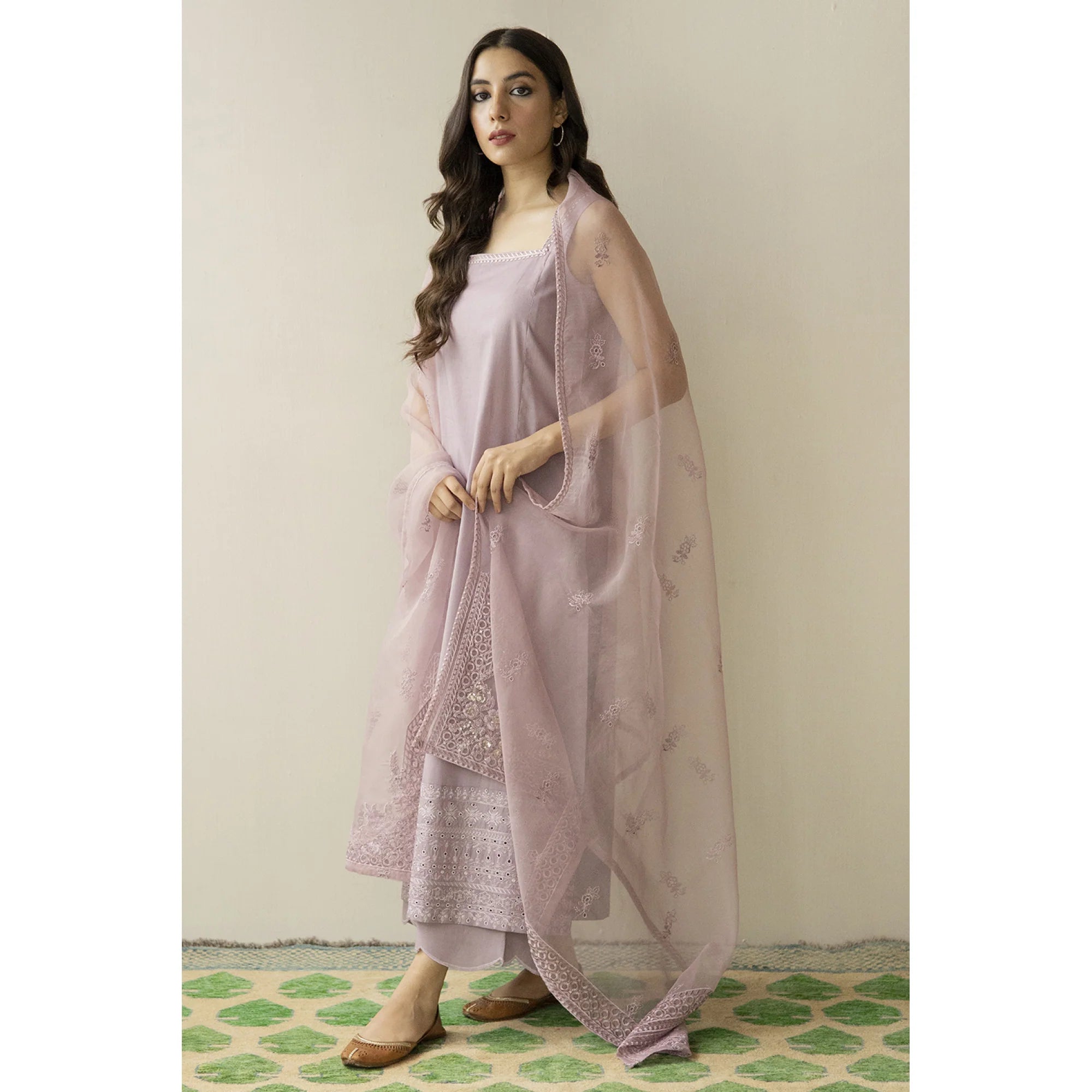 RP1178Summer 3PC Lawn Embroidered Suit