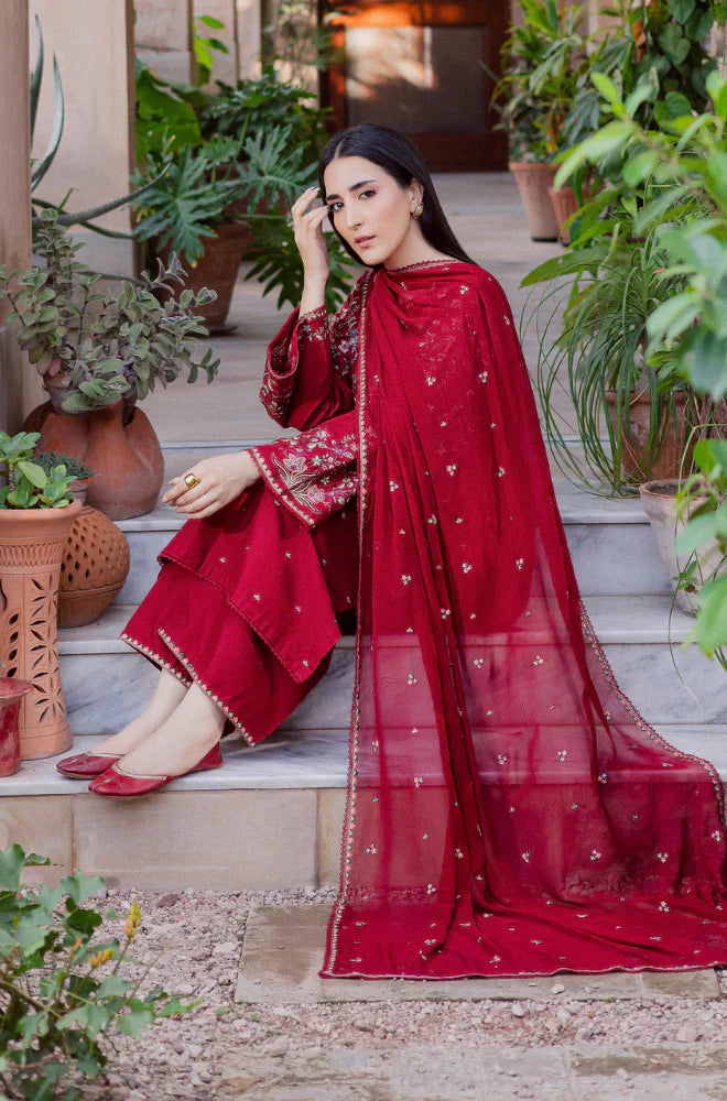 RP1202Summer 3PC Lawn Embroidered Suit