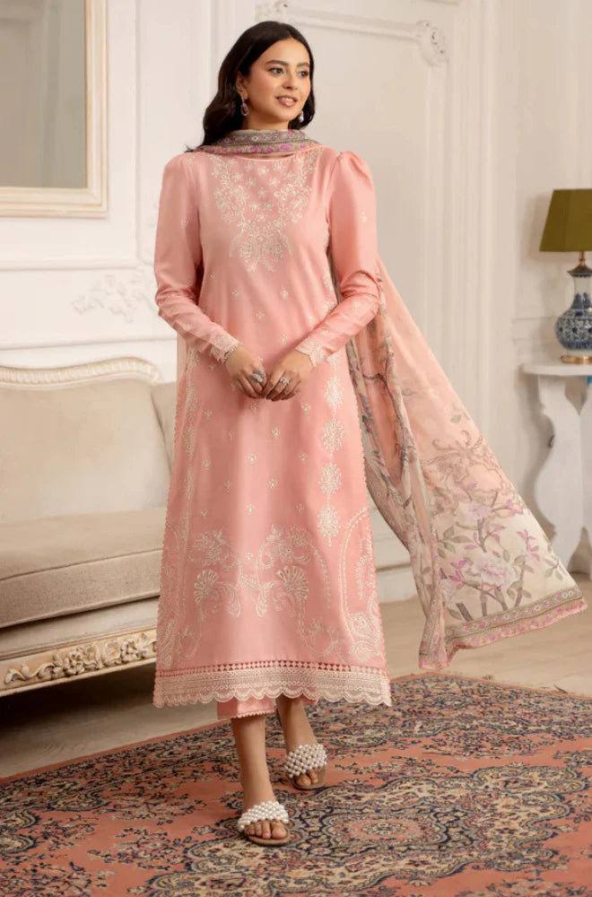 Rp1168 Summer3PC Lawn Embroidered Suit