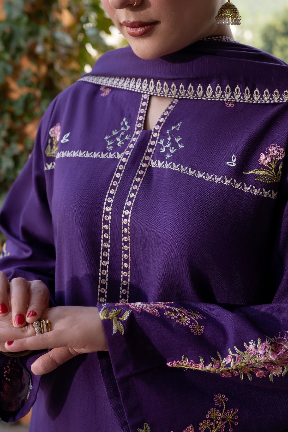 Rp-33151Urge - Summer 3PC Lawn Embroidered Suit