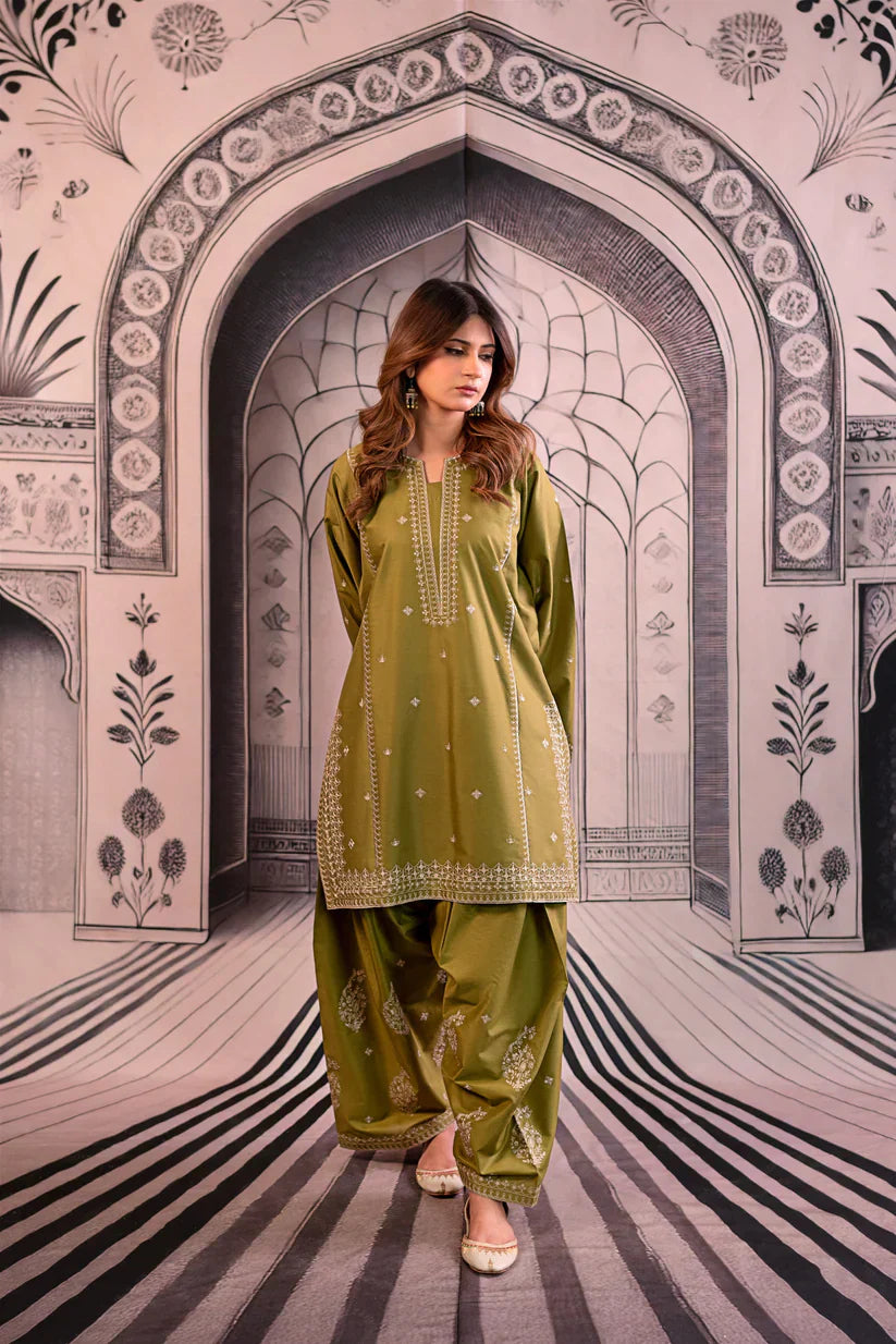 Rp3344 - Urge - Winter 3PC Dhanak Embroidered Suit