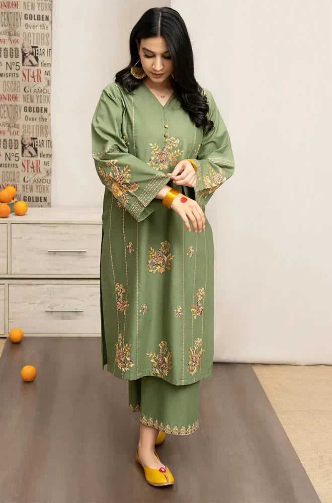 Rp3350- Urge - Winter 3PC Dhanak Embroidered Suit