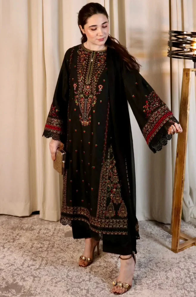 RP1102-Zara Shahjahan - Summer 3PC Lawn Embroidered Suit
