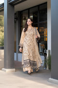 Rp1077-Breeze- 3PC Lawn Embroidered Suit - 1077
